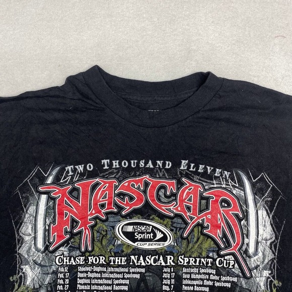 NASCAR Sprint Cup Graphic Tee Thrifted Vintage Style Size XL - Picture 7 of 10